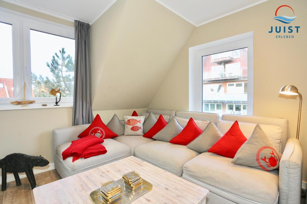 Haus Achterhus 213 - Wohnung 13 "Rote Krabbe" Juist Luaran gambar