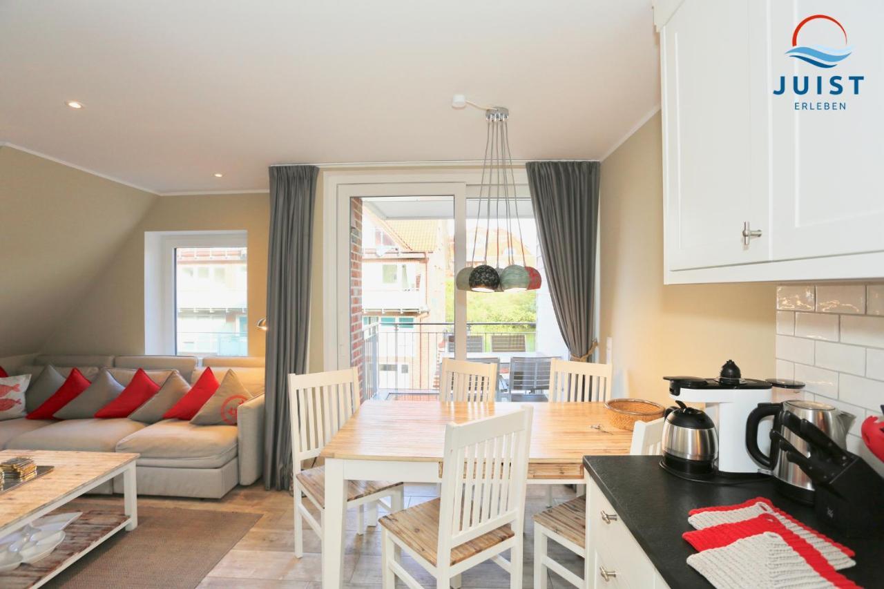 Haus Achterhus 213 - Wohnung 13 "Rote Krabbe" Juist Luaran gambar