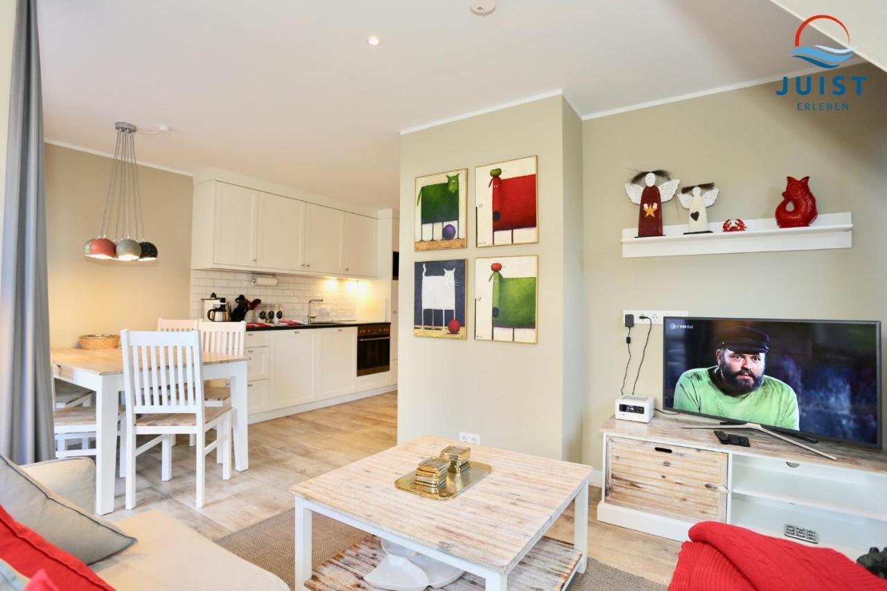 Haus Achterhus 213 - Wohnung 13 "Rote Krabbe" Juist Luaran gambar